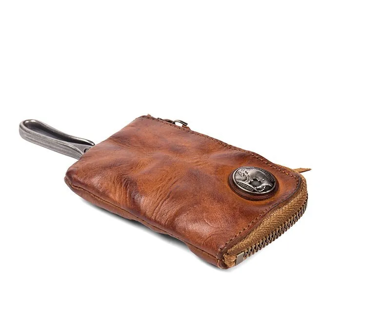 YAAGLE Vegetable Tanned Cowhide Key Bag YG0012