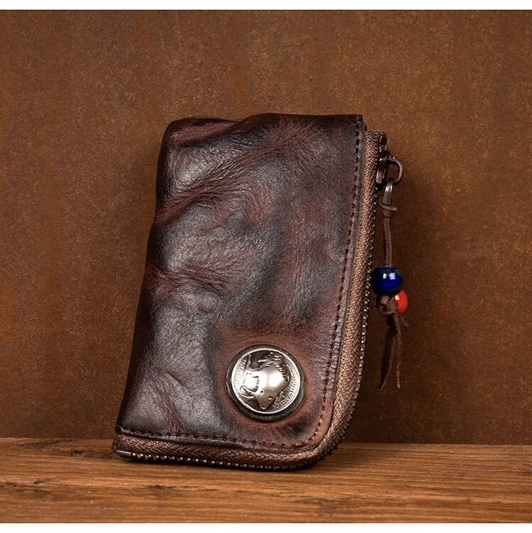 YAAGLE Vegetable Tanned Cowhide Key Bag YG0012