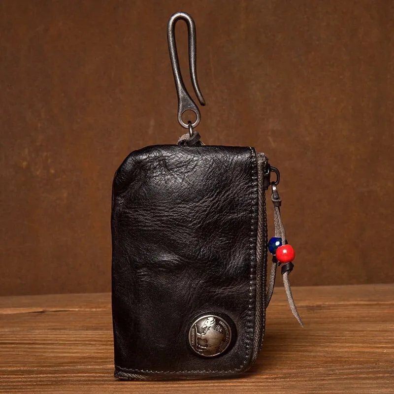 YAAGLE Vegetable Tanned Cowhide Key Bag YG0012